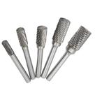 Conjunto de arquivos EVGATSAUTO Rebarbas de metal duro de corte duplo para metalurgia