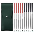 Conjunto de arquivos XAQISHIRE Mini Diamond Needle e Steel Needle, 5 unidades