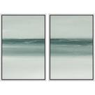 Conjunto de arte de parede com impressão em tela SIGNWIN Modern Abstract Ocean