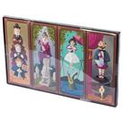 Conjunto de arte de parede em tela Silver Buffalo Haunted Mansion 4 unidades Conjunto de arte de parede em tela Silver Buffalo Haunted Mansion 4 unidades