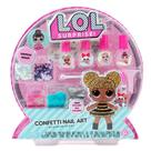 Conjunto de arte de unhas L.O.L. Surprise Confetti com esmalte DIY