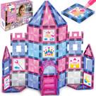Conjunto de arte em azulejo magnético TOY Life Princess Castle 68 unidades