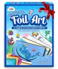 Conjunto de artesanato de Natal ZMLM Colorful Foil Arts com adesivos e tela