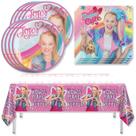 Conjunto de artigos para festas, tema Jojo Siwas, 41 peças, pratos e guardanapos
