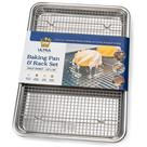 Conjunto de Assadeira Ultra Cuisine 33 x 46 cm com Grade de Alumínio
