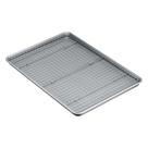 Conjunto de assadeiras e prateleiras de resfriamento Amazon Basics Grey, 1 pacote