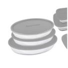 Conjunto de Assadeiras Grandes Ovais 3 Peças Tampa Marinex