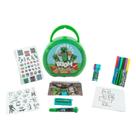 Conjunto de atividades para colorir e adesivos Minecraft Kids com estojo 4+