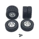 Conjunto de atualização de pneu de borracha para aro de roda e pneu para WPL 1/16 RC