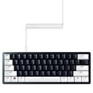 Conjunto de atualização Razer PBT Keycap + Cabo em espiral Mercury White Conjunto de atualização Razer PBT Keycap + Cabo em espiral Mercury White