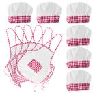 Conjunto de aventais para cozinhar e assar Super Z Outlet Kids Red