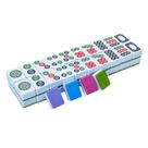 Conjunto de azulejos de Mahjong Conjunto de jogos de mesa de melamina colorida