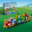 Conjunto de azulejos magnéticos Disney Junior Mickey Train 41 unidades para crianças a partir de 3 anos
