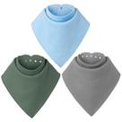 Conjunto de babadores macios absorventes para adultos Baby Noah Large Drool Bandana