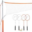 Conjunto de badminton Franklin Sports Backyard com raquetes e passarinhos