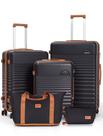Conjunto de bagagem CONCEPTEN de 5 peças com rodas Hardshell ABS com TSA