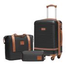 Conjunto de Bagagem Coolife 3 Peças com Rodas - Trava TSA