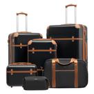 Conjunto de bagagem Coolife, mala de 3 peças, PC Hardside com fechadura TSA Conjunto de bagagem Coolife, mala de 3 peças, PC Hardside com fechadura TSA