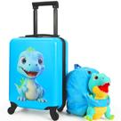 Conjunto de bagagem emissary Kids Dinosaur 18" com mochila de 3 anos ou mais