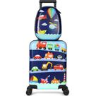 Conjunto de Bagagem Infantil Weewooday 18 Polegadas com Mochila Conjunto de Bagagem Infantil Weewooday 18 Polegadas com Mochila
