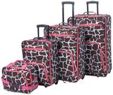 Conjunto de Bagagem Rockland Fashion Softside com Alça Telescópica