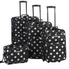 Conjunto de bagagem Rockland Polka Softside expansível leve