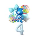 Conjunto De Balões Carebears Rosa E Azul Com Números De Alumínio De 40 Polegadas (1-9) Para