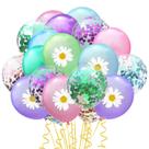 Conjunto de balões Daisy Confetti 36 unidades de látex de 12 polegadas para festa