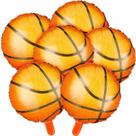 Conjunto de balões de basquete Skylety 46cm Aluminium Foil x6