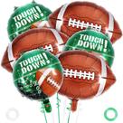 Conjunto de Balões de Futebol YOTHORN - Metalizados 69x53cm e 45,7x45,7cm
