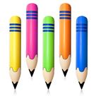 Conjunto de balões de lápis infláveis 5 Denylo pro 68cm Back to School