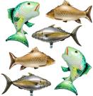 Conjunto de Balões de Peixe 6pcs Carpa, Atum e Salmão Realistas para Decoração de Festa Conjunto de Balões de Peixe 6pcs Carpa, Atum e Salmão Realistas para Decoração de Festa