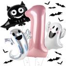 Conjunto de balões Dripykiaa Spooky One 1st Birthday Party Girl 40cm