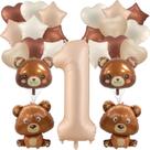 Conjunto de balões Fezava, 23 peças, balões de urso, 40 cm, 1º número
