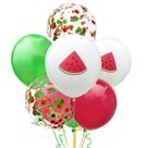 Conjunto de balões, frutas de verão, 12 polegadas, 9 unidades, abacaxi, melancia