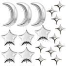 Conjunto de Balões GOTPASS Lua 71 cm Estrela 25 cm Pentagrama 46 cm