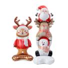 Conjunto de balões infláveis Christmas 4D, 2 peças de Santa Reindeer Snowman
