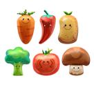 Conjunto de balões metalizados de vegetais, 5 unidades de cenoura, pimentão, batata e tomate Conjunto de balões metalizados de vegetais, 5 unidades de cenoura, pimentão, batata e tomate