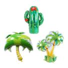 Conjunto de balões para palmeiras tropicais e folhas de cacto x3