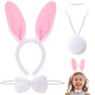 Conjunto de bandanas Bunny Ears Vin beauty Plush Rabbit Ears 3 unidades