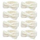 Conjunto de bandanas de spa Semato Creamy White para mulheres, 8 unidades
