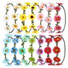 Conjunto de bandanas Flower Crowns Cinaci Hawaiian Beach, pacote com 14