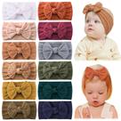 Conjunto de bandanas para bebês e meninas Jollybows, 12 peças de laço de nylon