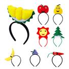 Conjunto de bandanas, tecido divertido de desenho animado de frutas e vegetais, 8 unidades Conjunto de bandanas, tecido divertido de desenho animado de frutas e vegetais, 8 unidades