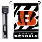 Conjunto de bandeiras de jardim WinCraft Cincinnati Bengals 13x18 in