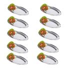 Conjunto de Bandejas de Aço 10 Bandejas Para Servir Comida Conjunto de Bandejas de Aço 10 Bandejas Para Servir Comida