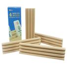 Conjunto de bandejas de dominó de madeira PUREPLAY para azulejos de dominó, 4 peças