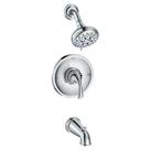 Conjunto de banheira e chuveiro Moen Idora Chrome com válvula incluída