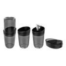 Conjunto de Banheiro 4 peças Dispenser Porta Escova Crippa