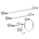 Conjunto de banheiro Franklin Brass Kinla Polished Chrome 5 peças